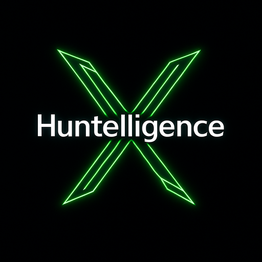 Built by Hunters. Powered by HuntelligenceX™. logo
